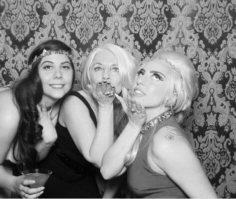 Cynthia Germanotta with her daughters